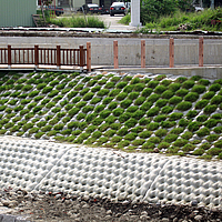 Ecologische rioolbekleding met Incomat Crib in Kaohsiung