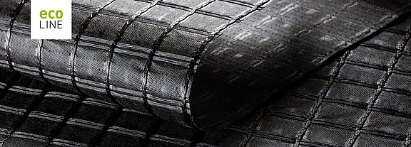 Duurzame kracht met HaTelit C 40/17 eco - kwaliteit en milieuvriendelijkheid "Made in Germany". HaTelit C 40/17 eco Versterkend gaas gemaakt van 100% gerecycled PET en ultralicht vliesweefsel