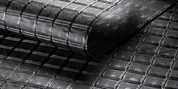 HaTelit C - Flexibel en duurzaam rooster voor asfaltlaagversterking HaTelit C wapeningsnet gemaakt van polyester garens met hoge modulus van HUESKER