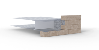 Efficiënte muurconstructie met Fortrac Block System