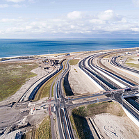 Prinses Amaliaviaduct in Maasvlakte Rotterdam - Huesker Solutions