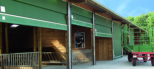 Lubratec® deuren - Rollotor rolluiksysteem - Eenvoudige oplossing voor dagelijks openen en sluiten Lubratec Rollotor - Technisch eenvoudige deur voor gemakkelijke bediening in stalopeningen