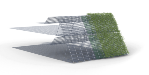 Natuurlijke steile hellingen in Fortrac Fortrac Natuur steile hellingen