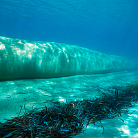 Zijdelings onderwateraanzicht van een SoilTain-buis
