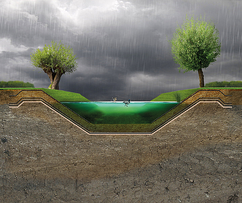 Regenwateropvangbekkens Waterafvoer: Efficiënte afdichting voor hoge belastingen