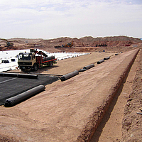 Bescherming van het milieu door basisafdichting met HUESKER geosynthetics